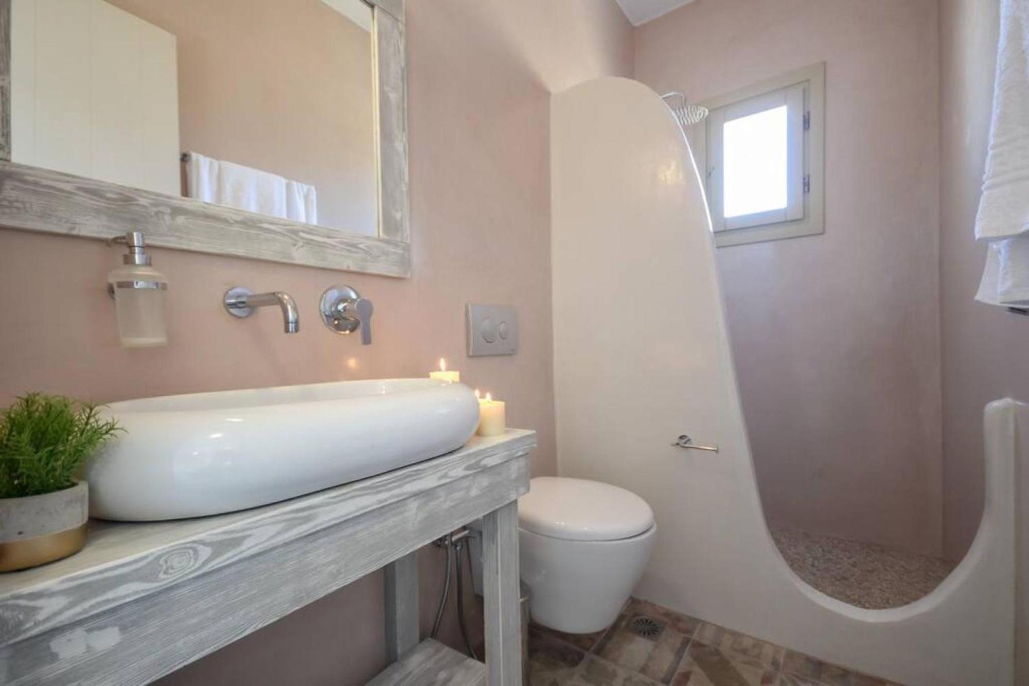 Villa Anthemion Naxos With Outdoor Jacuzzi Ano Sangrion Экстерьер фото