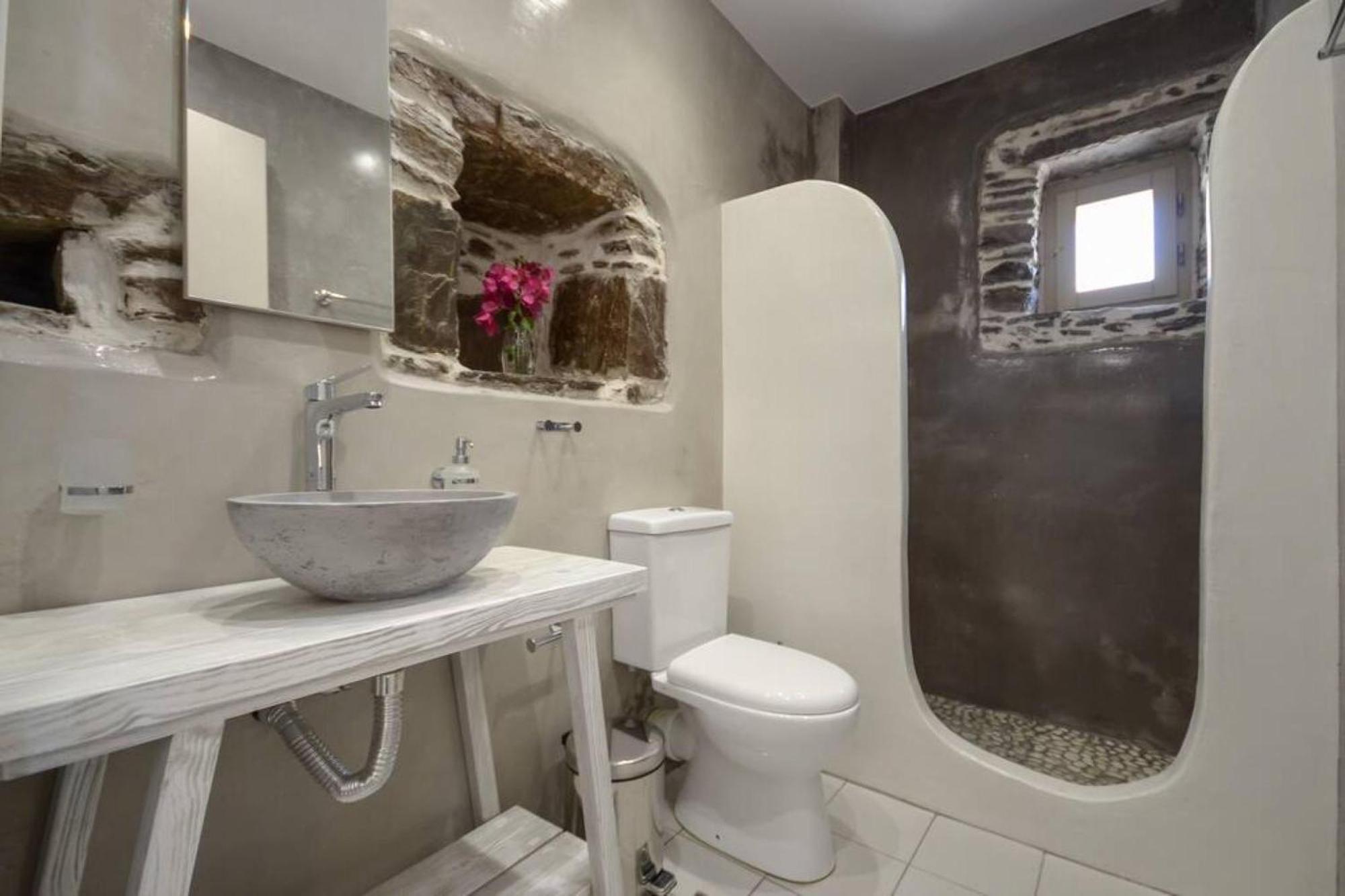 Villa Anthemion Naxos With Outdoor Jacuzzi Ano Sangrion Экстерьер фото