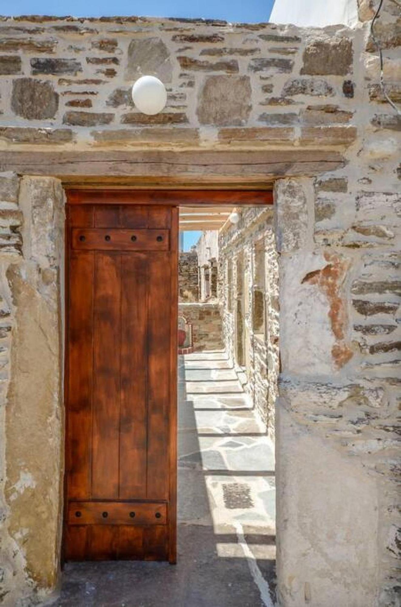 Villa Anthemion Naxos With Outdoor Jacuzzi Ano Sangrion Экстерьер фото